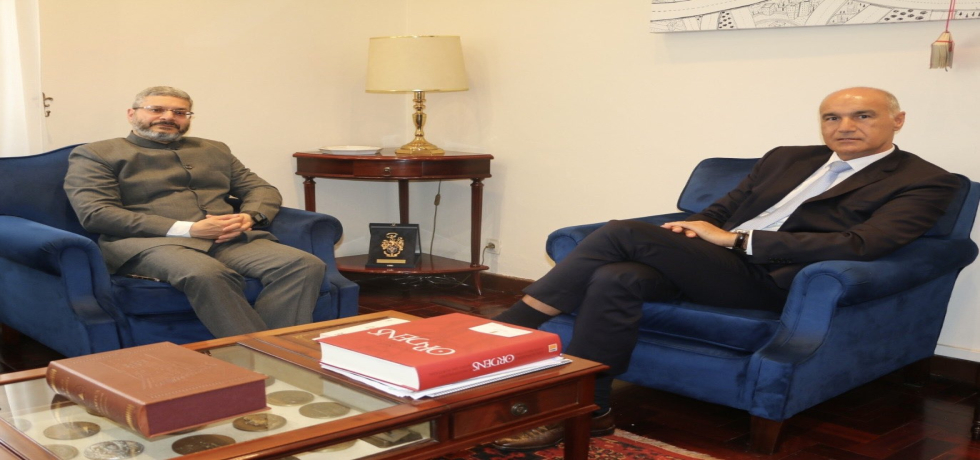Ambassador met with   H.E. Jorge Carvalho, Regional Secretary for Education of the Autonomous Region of Madeira.